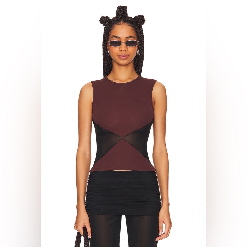Miaou Sasha Top in Umber